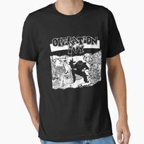 Operation Ivy Album Ts Designed And Sold By Jimmygedeon Vintage Stylish Stretched Designer Clothes Slightly Homme Casual L black
