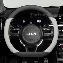 Odinis automobilio vairo užvalkalas KIA Picanto GT Line sport 2012-2023 Neslystantis Automobilio vairo KIA Picanto Aksesuarai gray