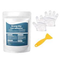Multi-Purpose Repair Clay 1/3 Sets High Strength Clay, Strong Iron Adhesive with Scraper & Gloves, Putty for Bonding Metal, Plastic, Wood, Tiles, 1 Set balta