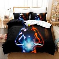 Avatar The Last Airbender Duvet Cover Pillowcase Bedding Set Adult Boy Girl Bedroom Decoration Single Double Size EU Single 135*200cm/53x79in 3pcs blue