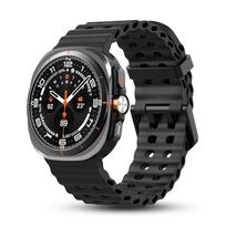 Silicone Watch Band for Samsung Galaxy Watch Ultra 47mm Soft Sports Correa Bracelet For Galaxy Ultra 47mm Watch Strap Men Women Galaxy watch Ultra gray