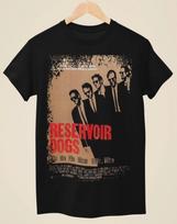 Reservoir Dogs - Filmo plakato įkvėpti unisex juodi marškinėliai L brown