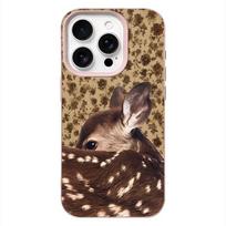 Brown Fawn Paisley Phone Case For Samsung A05S A06 07 15 16 34 35 53 54 55 S23 24 25 Ultra S24 FE A17 26 36 56 Protective Cover Samsung A06 beige