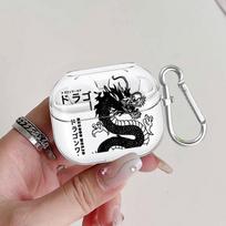 The Art World Of Dragons Clear Earphone Cases Cover With Hook Case For Samsung Galaxy Buds 4Pro 2Pro Live 4 Pro 3Pro 3 FE 2 Buds Live