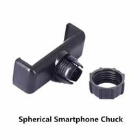 Flexible Hose Arm Cell Phone Clip Mount Fit For Led Selfie Ring Lamp Replacement Kit 360 Degree Mount Mobile Phone Mount Clamp gray