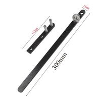 Manual Tubing Bender Rod Bender Tool Creates 180 Degree Bends black