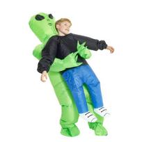 (For Child(Height 110-140cm)) Inflatable Dress Halloween Fancy inflatable costume Party Alien Night Adult  &Kids For Child(Height 110-140cm) black