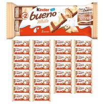 Kinder Bueno White Vafelis baltame šokolade su pieniško-riešutų įdaru 39g x30 vnt.