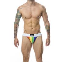 MOB - CLASSIC JOCK STRIPE RAINBOW SIZE S