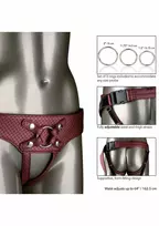 CalExotics The Regal Empress Harness Adjustable Vegan Leather 64”