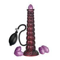 POWER MONSTERS - VOIDCLAW BRUTE BICOLOR INFLATABLE FANTASY SILICONE DILDO 29 CM Ø 5.7 CM