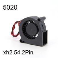 DC 5V 12V 24V 5020 5cmx2cm Bešepetis Aušinantis Turbo Pūstuvas Ventiliatorius Slydimo Guolis 3D Spausdintuvo dalys Projektoriaus Turbina 50mm 1 piece 5V gray