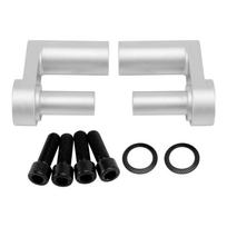 Handlebar risers Bar Backs 1-5/8  For BMW R 1200 1250 RT R1200RT R1250RT 2014-2024 gray