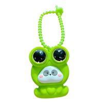 Green Big Eyes Keychain (4 Animal Styles Available) - Cute Toy For Bag Decor One Size green