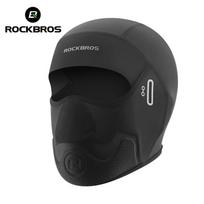 ROCKBROS Vasarinė dviratininko kepurė Šalta balaklava Apsauga nuo UV spindulių Dviračio žygio šalikėlis Ledo šilko kepurė Veido apsauga Sportinio dviračio šalmo pamušalas China Mainland black
