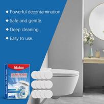 12Pcs Toilet Bowl Cleaning Effervescent Tablets Household Descaling And Deodorizing Cleaning Tablets Toilet Cleaning Is Magical 1pcs gray