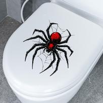 Self-adhesive Waterproof Funny Redback Spider Wall Stickers for Home Decor 20x20cm įvairiaspalvis