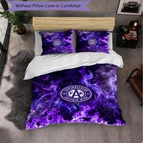 Austria Wien FC tematikos patalynės komplektas 3 dalys Antklodės užvalkalas Dekoratyvinė patalynė paauglių kambariui Namų dekoravimas 135cm*200cm