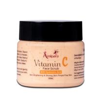 Amipara Skin Brightening Face Scrub Vitamin C | Exfoliating & Deep Cleansing Facial Scrub | Radiant & Glowing Skin Formula black