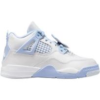 Jordan Air Jordan 4 žemi vaikiški krepšinio bateliai Balti Mėlyni Vaikams IB8962-100 28 white