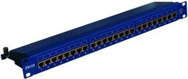 Emiter NET PANEL 19", 24XRJ45 STP CAT.5E (1U) BLUE DCN/PPFA674BKS248C5E