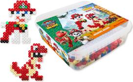 Hama Beads Hama - Maxi Bucket of Beads+Pinboard, Paw Patrol Dino (388757)