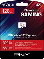 PNY Memory Card microSD Express 128GB P-SDU128P31880EXP-GE