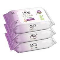 Lacto Calamine Oil Control Face Wipes Pack of 3 30N Each Makeup Remover Wet Tissues for Women and Men white