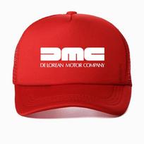 Brand Delorean Motor Company Baseball Cap Back To The Future Film Dad hat Fashion Adjustable Mesh Breathable Trucker hats Adjustable black