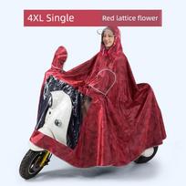 Ypač didelis dvigubo storio lietaus apsiaustas XXXXL / / 4XL / Double Model-Blue Plaid