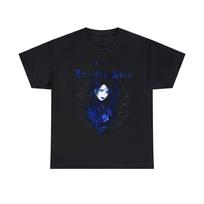 Moi Dix Mois Blue Pentagram Visual Kei Japanese Writing Heavy Cotton T Shirt 3XL blue