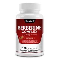 Bunkell Berberino Kompleksas Maisto Papildas, 2250 mg, 120 Kapsulių 120 Capsules