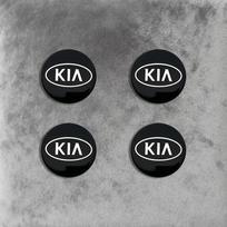 4 vnt. Automobilio padangos ratlankio centro dangtelio emblemos lipdukas Kia Sportage Carnival Seltos Sorento Rio Borrego Ceed Forte K3 K5 EV3 EV6 gray