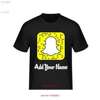 Snapchat marškinėliai su jūsų QR kodu Geriausios kokybės marškinėliai „Etsy“ Vintažiniai Švelnūs Šiek tiek gatvės stiliaus Laisvalaikio Vyriški Tampomi 4XL yellow
