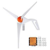 VEVOR 500W vėjo turbinos generatorius, 12V vėjo turbinos komplektas, 3 menčių vėjo energijos generatorius su MPPT valdikliu 120 x 120 x 68 cm