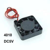 2 kontaktų 4010 ventiliatorius DC 5v 12v Tylus mažo triukšmo bešepetis aušinimo ventiliatorius 3D spausdintuvo dalis 40mm 4cm hidraulinis guolis ašinis 40mmx40mmx10mm 4010 5v black
