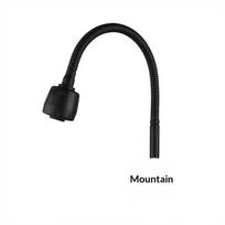 Wall Mounted Flexible Gooseneck Kitchen Faucet,360° Swivel Sprayer Sink Tap with Dual Modes for Laundry/Utility Room gray