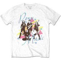 Roxy Music Unisex Marškinėliai: Gitaros (Didelis) XL white