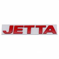 3D Metalo JETTA Raidės Ženklelis Automobilio Galinės Bagažinės Emblema Lipdukas Skirta VW JETTA MK2 MK3 MK4 MK5 MK6 MK7 MK8 Priedai CU7 matinė juoda spalva