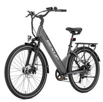 BEKUP V1 Miesto kelionėms elektrinis dviratis 26 colių ratai 36V14.5AH baterija 250W variklis 125KG maksimali apkrova 75KM maksimalus nuotolis E-dviratis suaugusiems violetinė