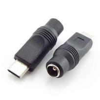 DC 5.5x2.1mm Maitinimo adapterio keitiklis į Type-C USB kištuką lizdą adapteris nešiojamam kompiuteriui