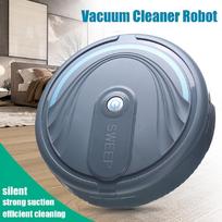 Smart Robot Vacuum Cleaner Cleaning Sweeper Silent Strong Suction Machine Automatic Home Floor Cleaner New gray