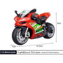 1:12 Garsų Šviesų Motociklo Lydinio+Plastiko Moto Automobilio Modelis Liejamas Žaidimų Transporto Priemonės Dekoracija Kolekcija Berniukų Žaislai Vaikams Dovana oranžinė