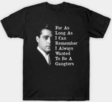 Goodfellas Ray Liotta Gangsteris Trumpomis Rankovėmis Vyriškas Unisex S-3XL Juodi Unisex Marškinėliai M gray