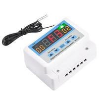 AC 220V DC 12V 24V Digital Thermostat 30A Temperature Controller Temperature Control Switch Wall Hanging Max 6600W W3103 24V white