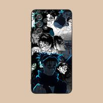 Jujutsu Kaisen Choso MobiliojoTelefono Dėklas Samsung Galaxy A56 55 54 53 52 51 36 35 34 23 16 15 5G Spalvingas Dangtelis Gražus Prabangus Galaxy A31 gray