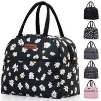 New lunch box bags hand-held bento bags, thickened rice bags, and fashionable lunch box bags rožinė