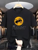 Unisexs The Prodigy The Fat of The Land Letter Graphic Print T Shirt Cotton Tee Unisex Oversize Summer Novelty Streetwear Trendy L black