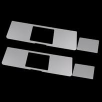 2set Trackpad Palm Rest Cover Skin Protector Sticker For Macbook AIR 13 gray