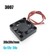 1/3 vnt 3007 bešepetėlis ventiliatorius DC 3,7V 5V 12V 24V movos alyva guolis mažas maitinimo šaltinis, aušinimas 30x30x7mm mini, skirtas 3D spausdintuvo aušintuvui 5V black